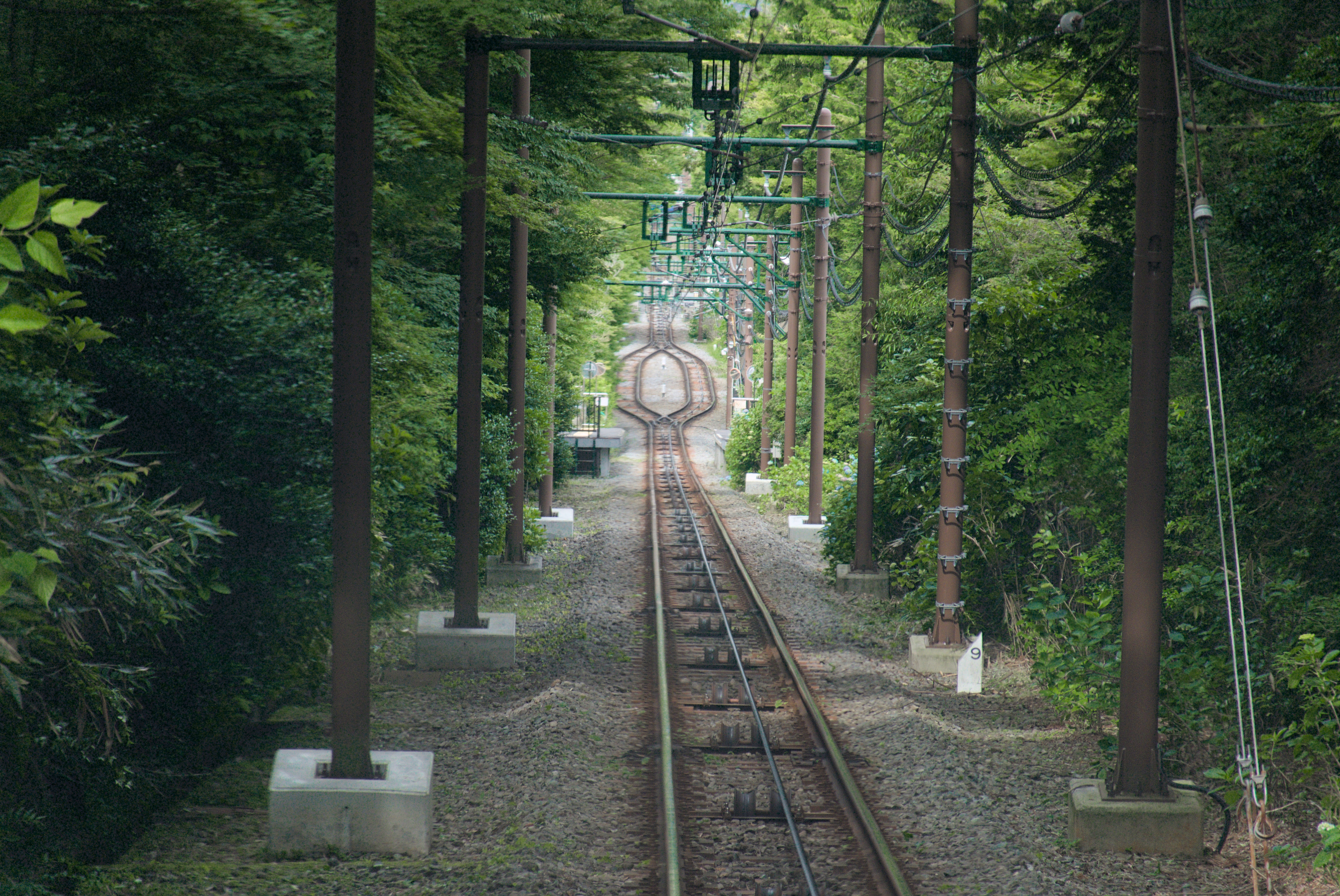 Hakone Tozan Cable Car Tracks