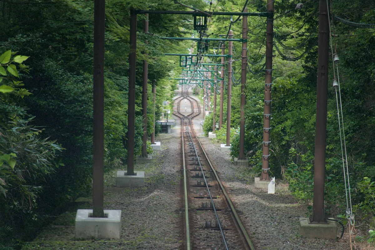 Hakone Tozan Cable Car Tracks