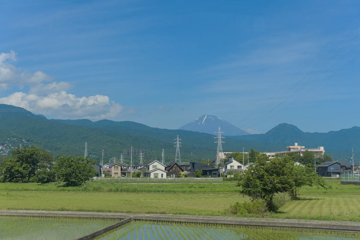 Far View of Mt. Fuji