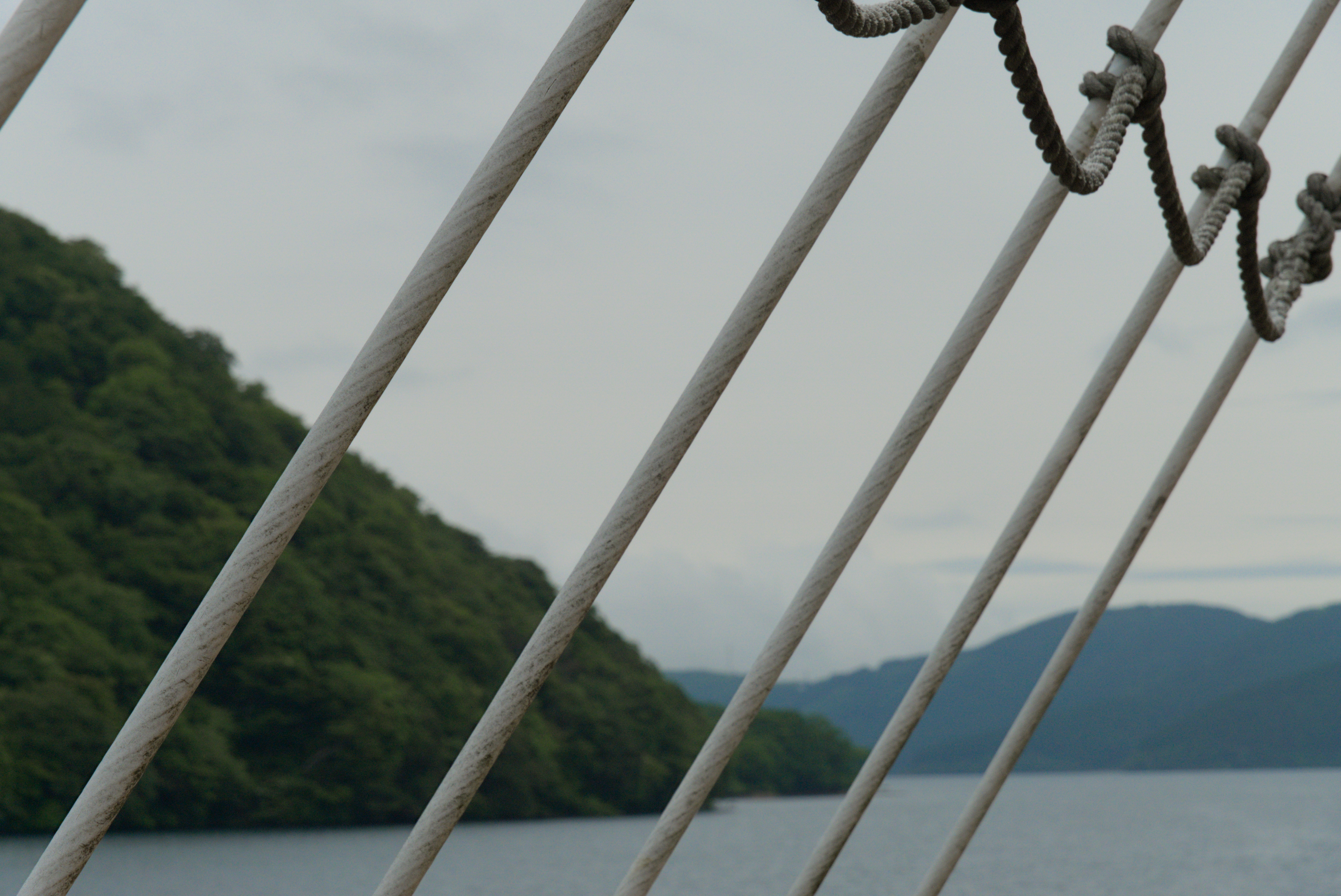 Ship, Ropes, Water