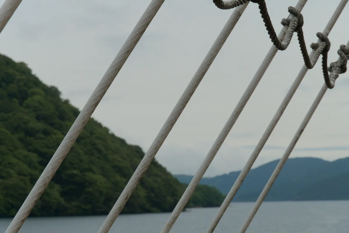 Ship, Ropes, Water